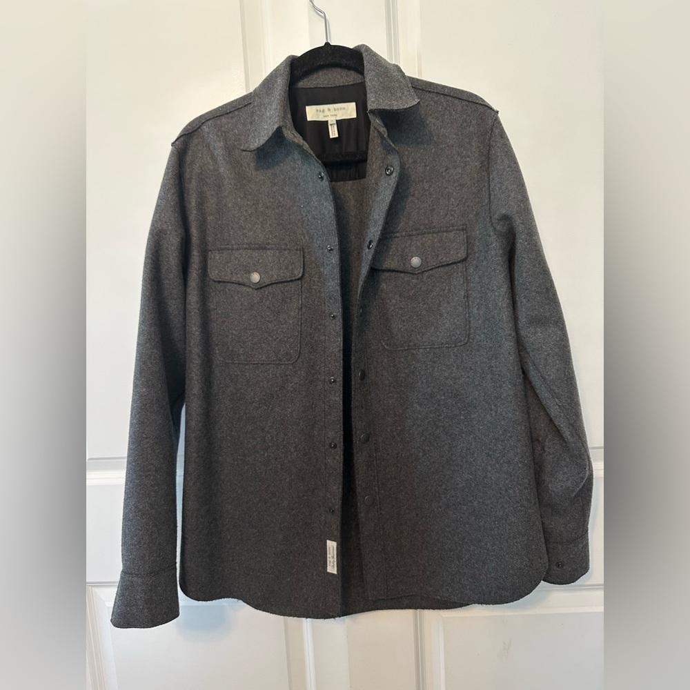 Rag & Bone, Shirt Jacket, Grey, Small
